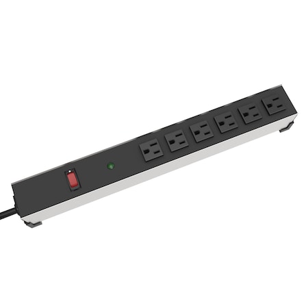 SURGE, 6 OUTLET, LED, 15 Ft. CORD